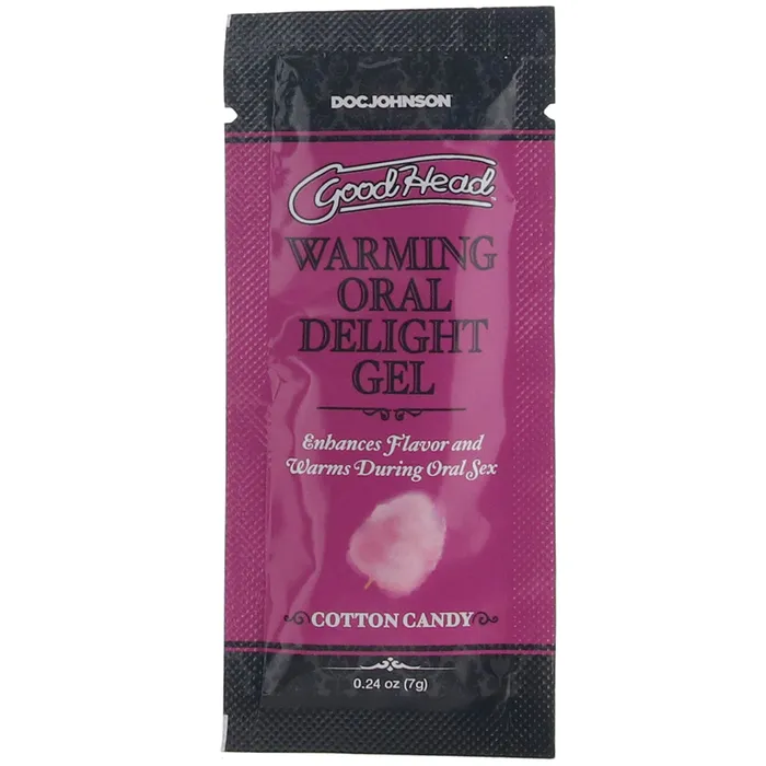 Doc Johnson GoodHead Warming Oral Delight Gel 24oz in Cotton Candy Enhancers