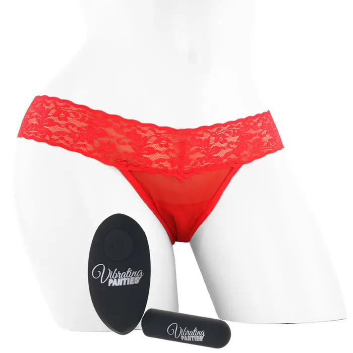Electric Eel Anal Wireless Remote Vibrating Red Panties L