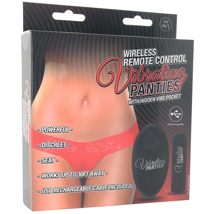 Electric Eel Anal Wireless Remote Vibrating Red Panties L Electric Eel Anal Wireless Remote Vibrating Red Panties L