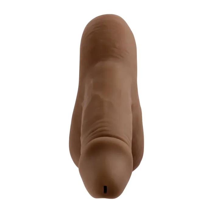 Evolved Novelties Dildos Gender X Stand To Pee Dark Skin Tone Thermoplastic Elastomers TPE