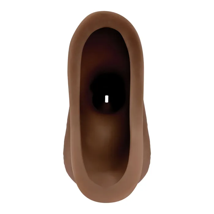 Evolved Novelties Dildos Gender X Stand To Pee Dark Skin Tone Thermoplastic Elastomers TPE