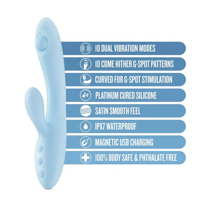 Female Sex Toys Blush Novelties Play With Me Moondust Magic Rabbit Massager Flexible Customizable Vibrations Waterproof