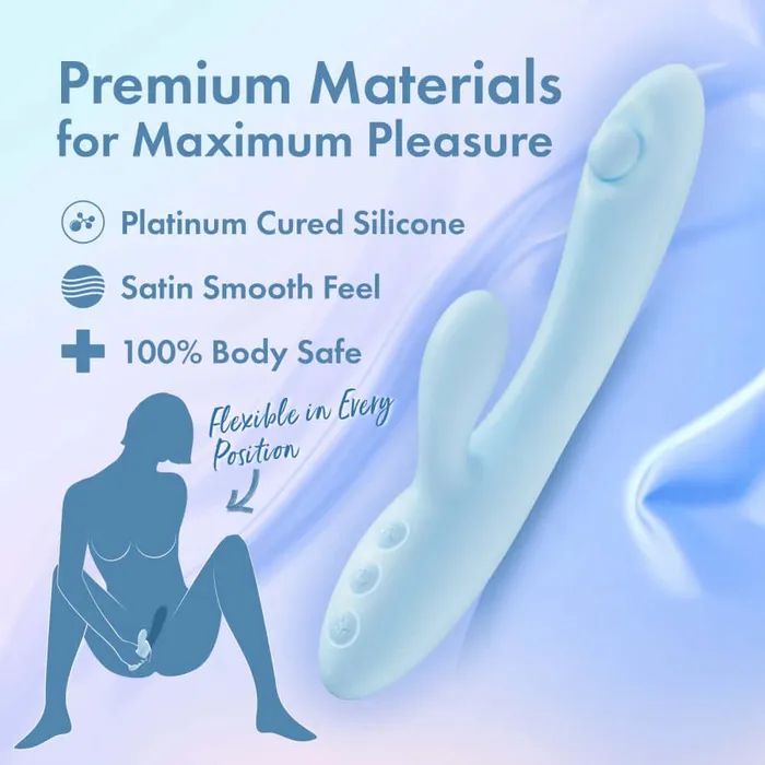 Female Sex Toys Blush Novelties Play With Me Moondust Magic Rabbit Massager Flexible Customizable Vibrations Waterproof