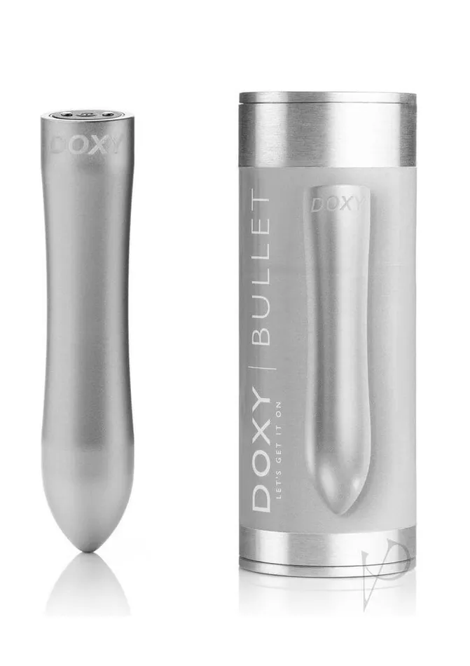 Female Sex Toys Cmg Lesiure Ltd Doxy Bullet Silver Discreet and Powerful Vibrating Bullet for Sensational Stimulation Female Sex Toys Cmg Lesiure Ltd Doxy Bullet Silver Discreet and Powerful Vibrating Bullet for Sensational Stimulation