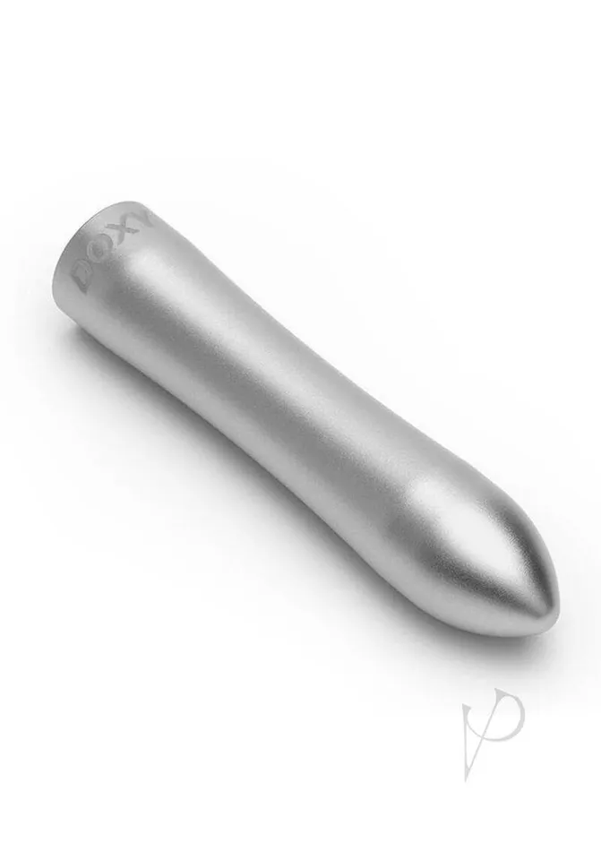 Female Sex Toys Cmg Lesiure Ltd Doxy Bullet Silver Discreet and Powerful Vibrating Bullet for Sensational Stimulation