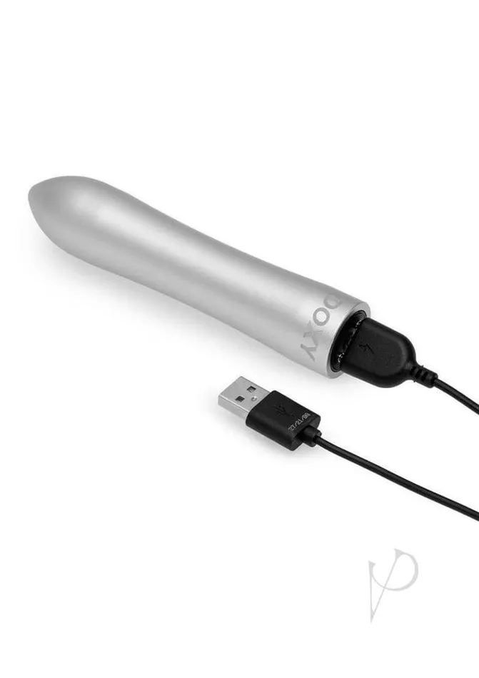 Female Sex Toys Cmg Lesiure Ltd Doxy Bullet Silver Discreet and Powerful Vibrating Bullet for Sensational Stimulation