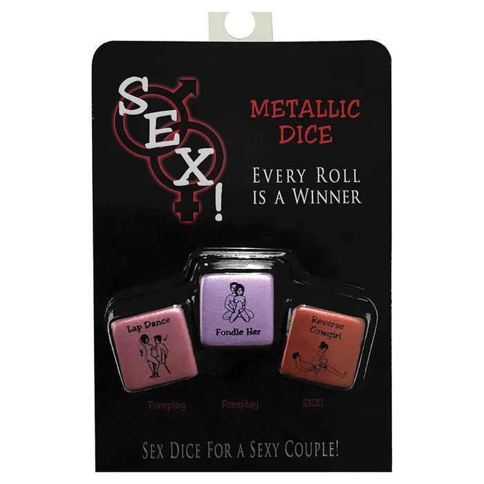 Female Sex Toys KHEPER GAMES Sex Metallic Dice
