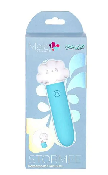 Female Sex Toys Maia Toys Stormee Silicone Mini Vibe 10 Vibration Functions USB Rechargeable SplashProof