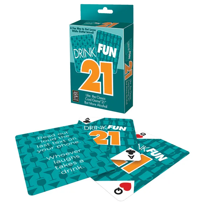 Games Drink Fun 21 Card Game LITTLE GENIE