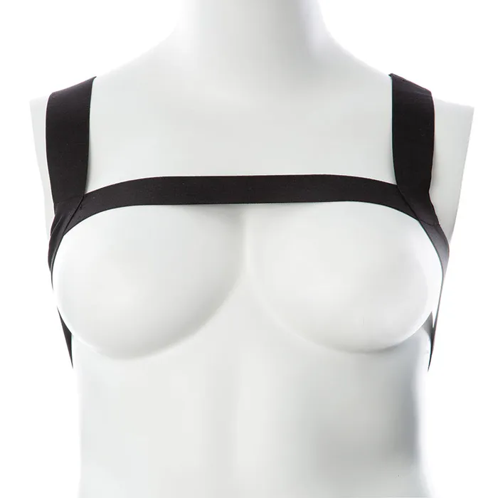 Gender Fluid Billie Harness Single BandBlack SLBoxed VOODOO Anal