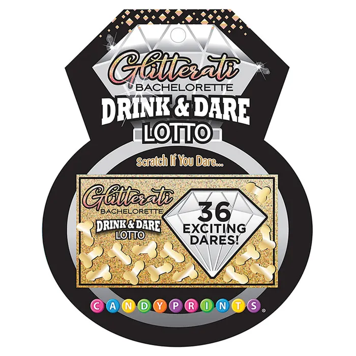 Glitterati Bachelorette Drink and Dare LITTLE GENIE Vibrators