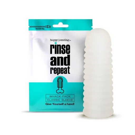 Global Novelties Happy Ending Rinse and Repeat Whack Pack Sleeve The Ultimate SelfLubricating Masturbation Sleeve Male Sex Toys Global Novelties Happy Ending Rinse and Repeat Whack Pack Sleeve The Ultimate SelfLubricating Masturbation Sleeve Male Sex Toys