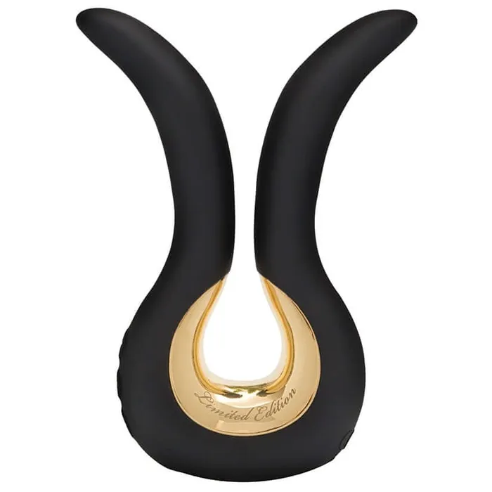 GVibe Anal GVibe Mini 24K Gold Anatomical 6function Rechargeable Silicone Massager Black