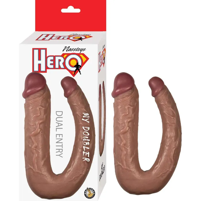 Hero My Doubler Brown Double Dildo Nasstoys Dildos