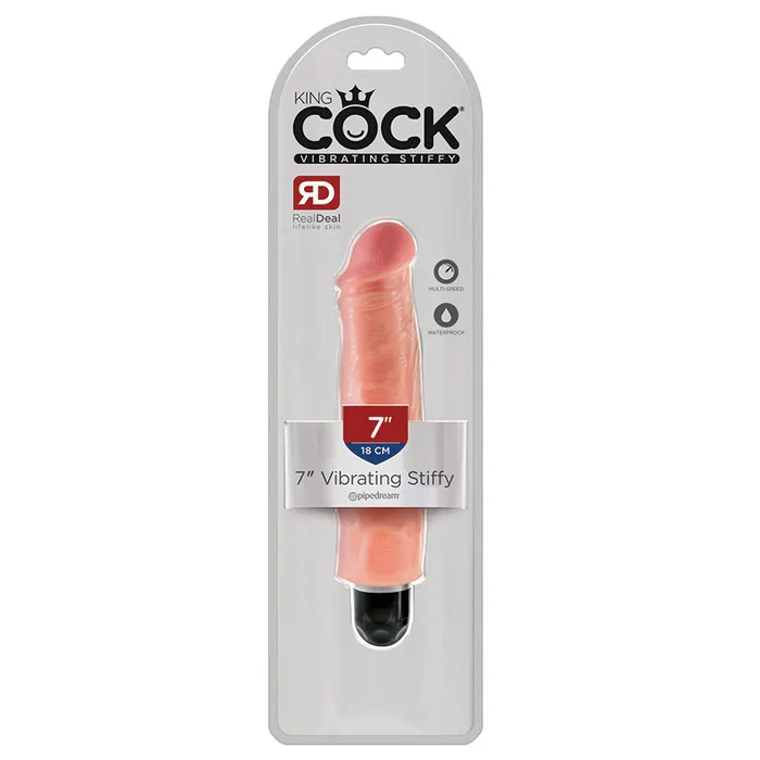 King Cock Vibrating StiffyLight 7 PIPEDREAM Dildos