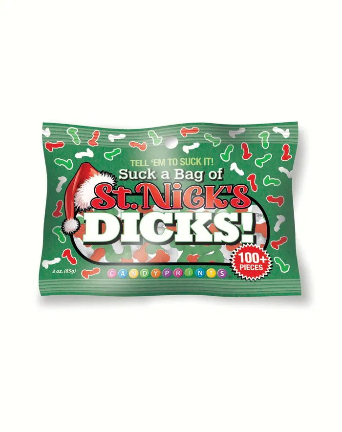 Little Genie Vibrators St Nicks Dicks Candy 3oz Bag of Hilarious Naughty Holiday Treats Little Genie Vibrators St Nicks Dicks Candy 3oz Bag of Hilarious Naughty Holiday Treats
