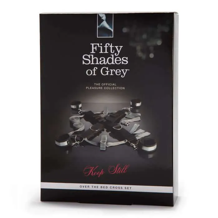 Love Honey Vibrators Fifty Shades of Grey Over the Bed Cross Restraints Deluxe Bondage Set