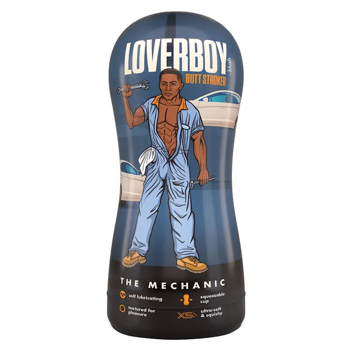 Lover Boy Self Lubricating Stroker The MechanicBrown BLUSH Male Sex Toys