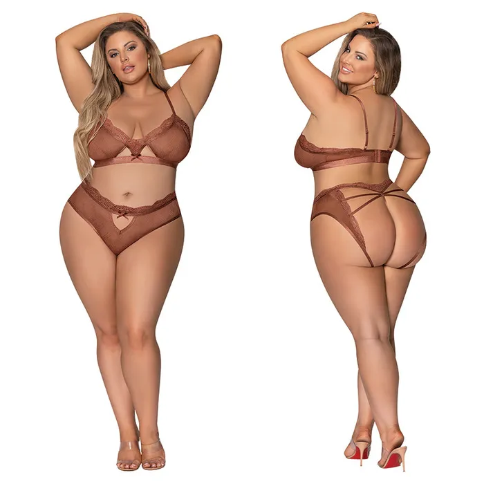 Magic Silk Bralette GPantyBrown QUEENBoxed MAGIC SILK Female Sex Toys