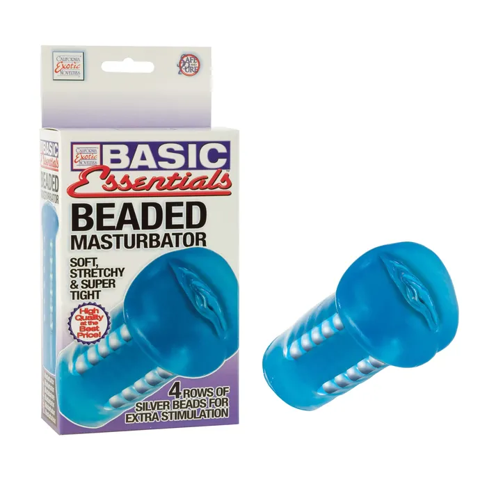 Male Sex Toys Basic Essentials Beaded Masturbator California Exotic Novelties Male Sex Toys Basic Essentials Beaded Masturbator California Exotic Novelties