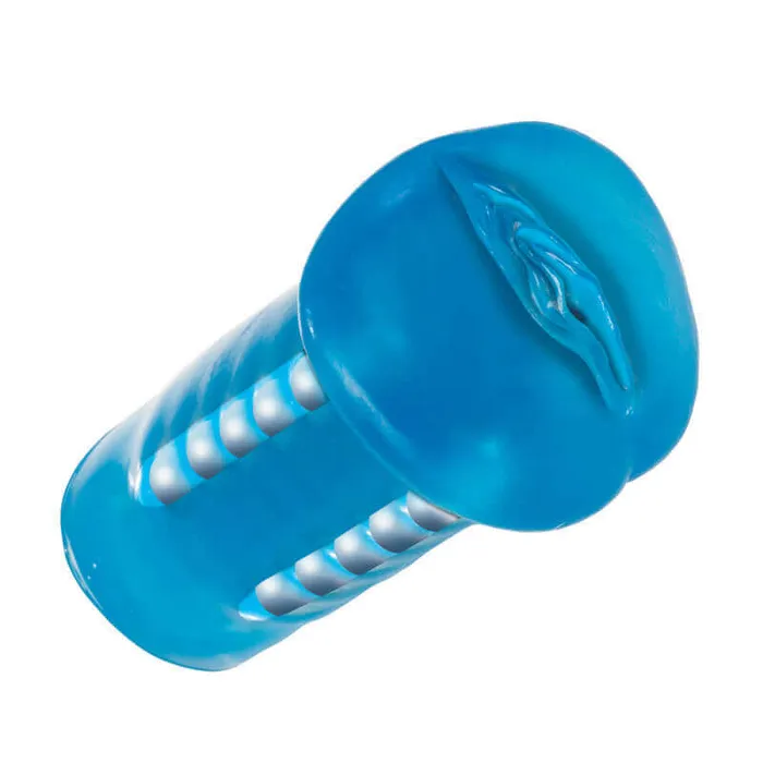 Male Sex Toys Basic Essentials Beaded Masturbator California Exotic Novelties
