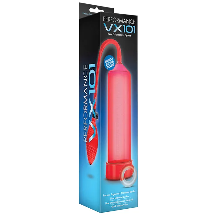 Male Sex Toys BLUSH Performance VX101 Male Enhancement PumpRed