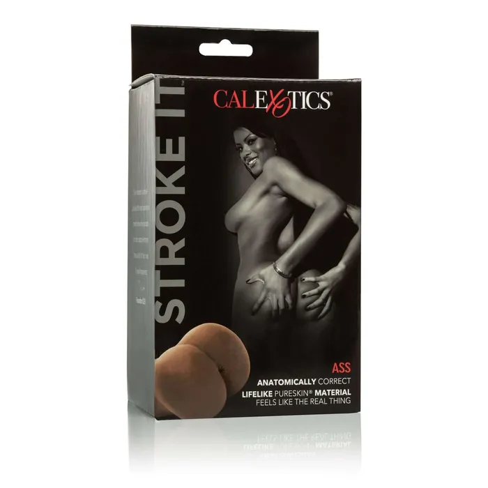 Male Sex Toys Cal Exotics Stroke It Ass Brown Masturbator Realistic and Satisfying Pleasure California Exotic Novelties