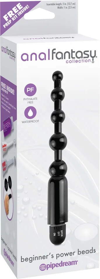 Male Sex Toys Pipedream Products Beginners Power Beads Perfect Introduction to Anal Play with Free 5Piece Prep Kit Male Sex Toys Pipedream Products Beginners Power Beads Perfect Introduction to Anal Play with Free 5Piece Prep Kit