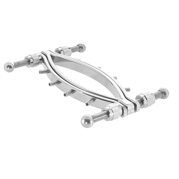 Master Series Spread Em Poker Labia Clamp XR Brands Male Sex Toys