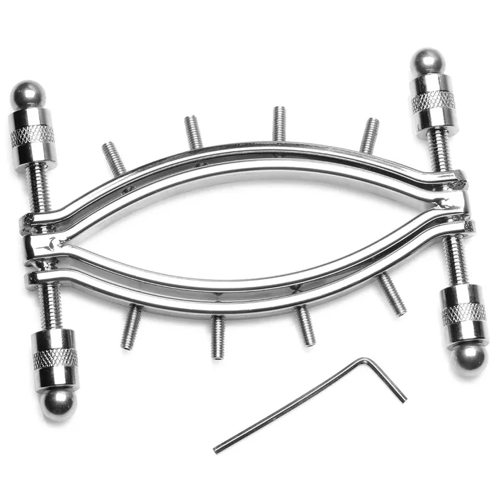Master Series Spread Em Poker Labia Clamp XR Brands Male Sex Toys