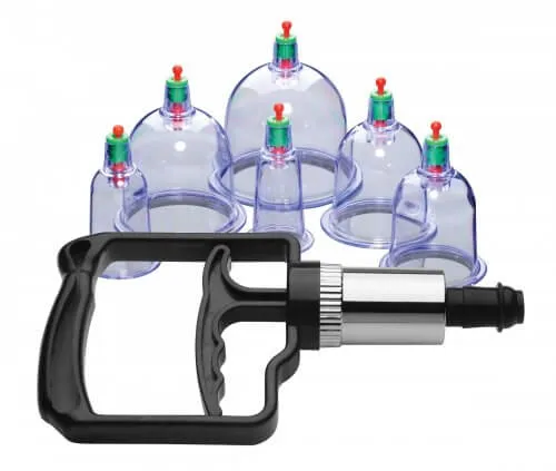Master Series Sukshen 6 Piece Cupping Set Explore Sensual Pleasures and Muscle Relief XR Brands Male Sex Toys Master Series Sukshen 6 Piece Cupping Set Explore Sensual Pleasures and Muscle Relief XR Brands Male Sex Toys
