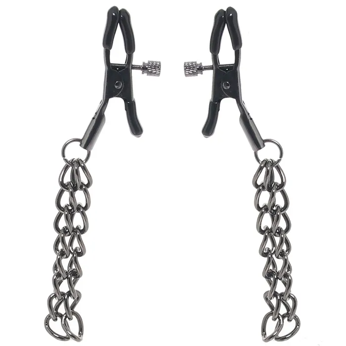 Nipple Clitoral Toys Euphoria Chain Nipple Clamps CalExotics