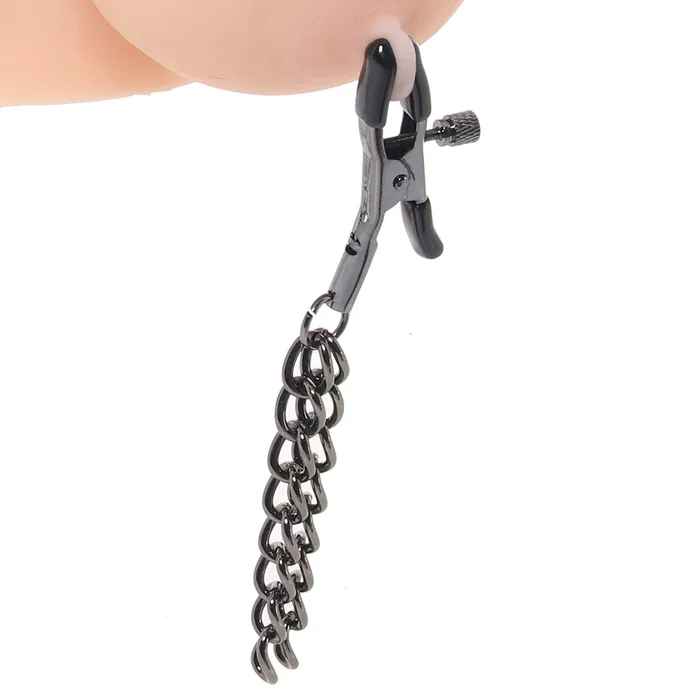 Nipple Clitoral Toys Euphoria Chain Nipple Clamps CalExotics