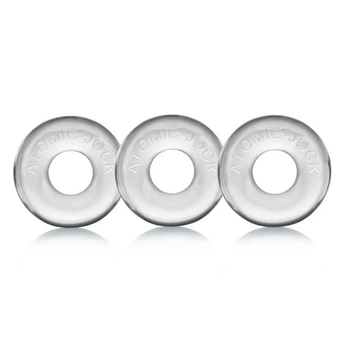 OXBALLS Anal Ringer Cockring 3 Pack Clear from OxBalls
