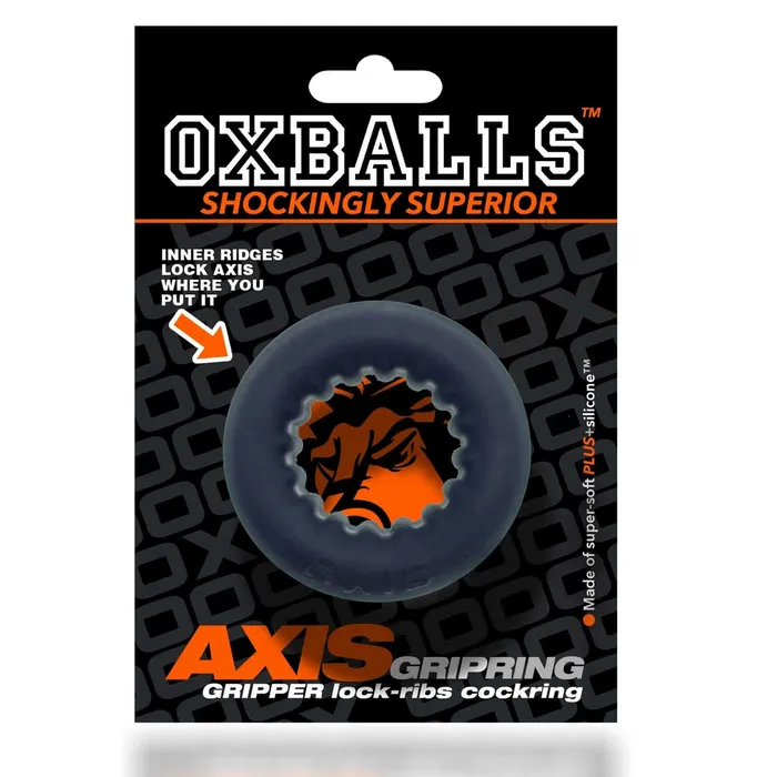 OXBALLS Oxballs Axis Rib Griphold Cock Ring Unmatched Comfort and Sensation Male Sex Toys OXBALLS Oxballs Axis Rib Griphold Cock Ring Unmatched Comfort and Sensation Male Sex Toys