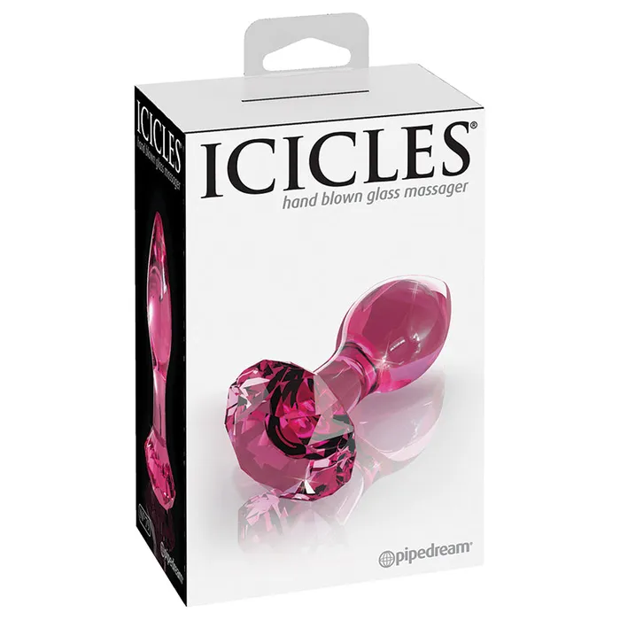 PIPEDREAM Anal Icicles No79 Gem Shaped PlugPink PIPEDREAM Anal Icicles No79 Gem Shaped PlugPink