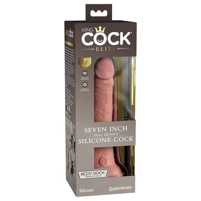 PIPEDREAM Dildos King Cock Elite Dual Density Silicone CockLight 7