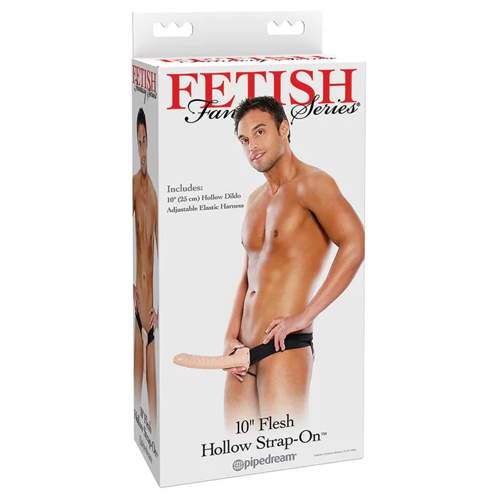 PIPEDREAM Female Sex Toys Fetish Fantasy Hollow StrapOn Flesh 10