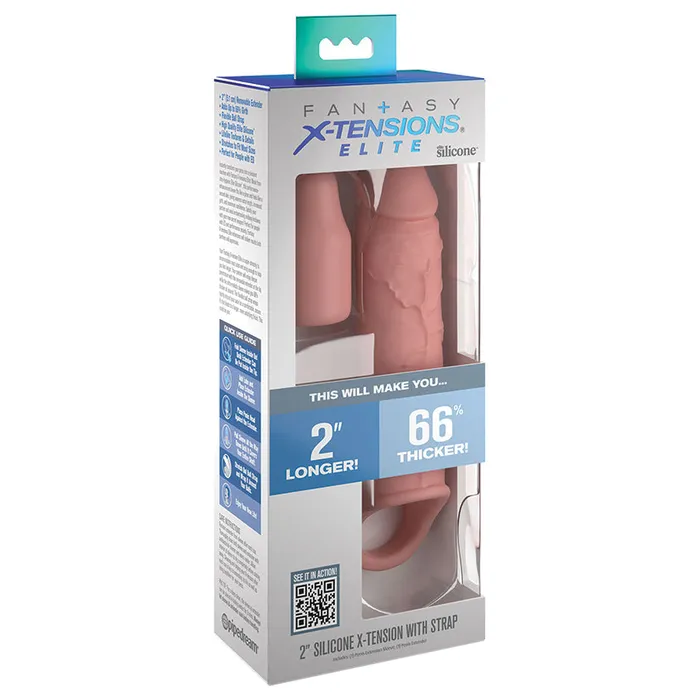 PIPEDREAM Male Sex Toys Fantasy XTensions Elite Extension with StrapLight 6 PIPEDREAM Male Sex Toys Fantasy XTensions Elite Extension with StrapLight 6