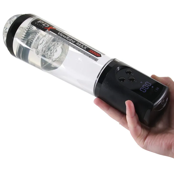 Pipedream Male Sex Toys PDX Elite ViewTube Max View Suction Stroker