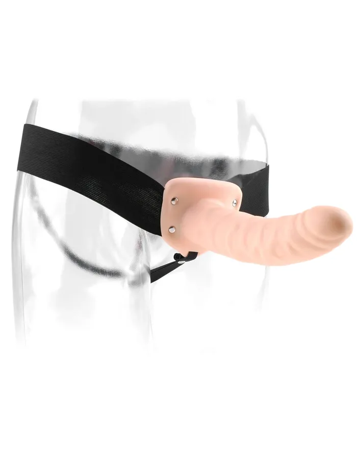 Pipedream Products Female Sex Toys Fetish Fantasy Series 8 inches Hollow Strap On Flesh