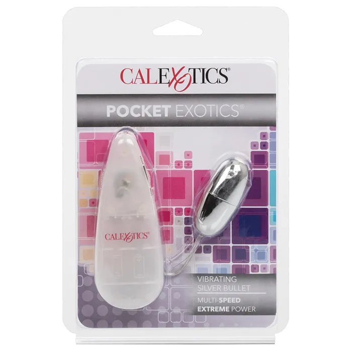 Pocket Exotics Single BulletSilver CAL EXOTICS Female Sex Toys
