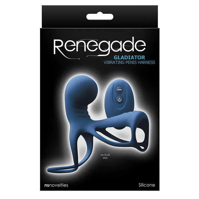 Renegade Gladiator with RemoteBlue Ns Novelties Male Sex Toys