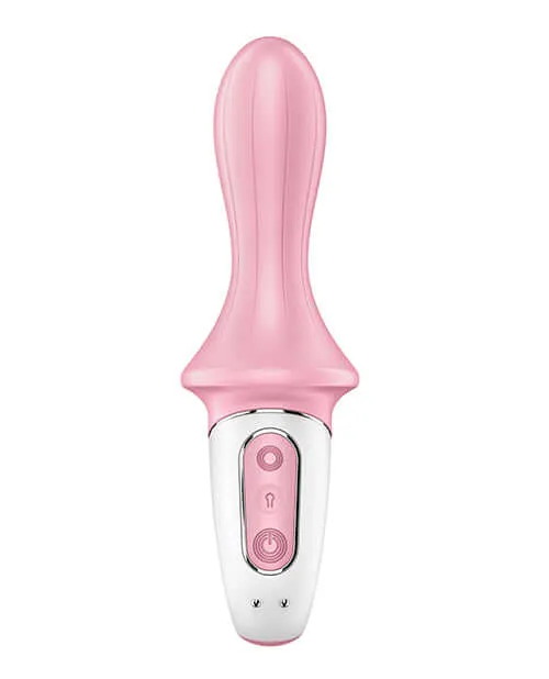 Satisfyer Satisfyer Air Pump Booty 5 Plus Light Red Inflatable Anal Vibrator Anal
