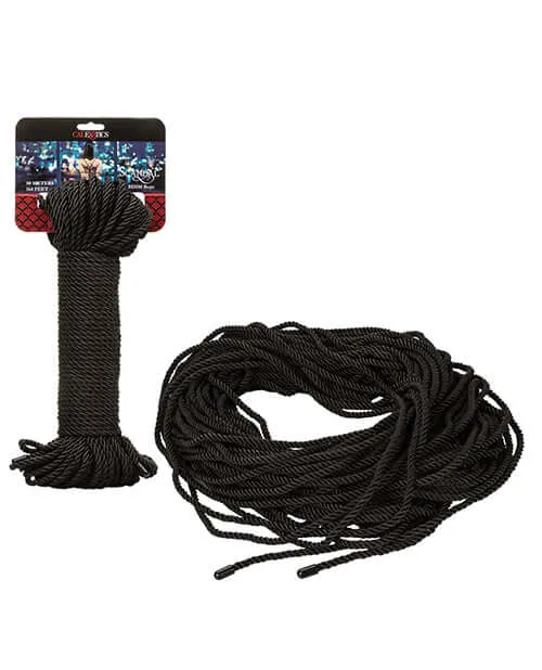 Scandal BDSM Rope 50 meter e or approximately 164 feet Black California Exotic Novelties Anal Scandal BDSM Rope 50 meter e or approximately 164 feet Black California Exotic Novelties Anal