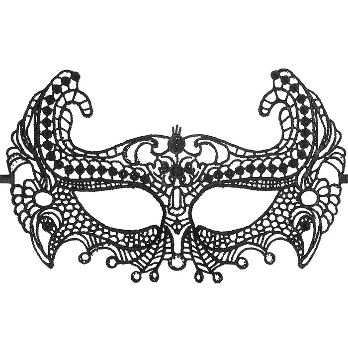Shots Toys Black White Lace Empress EyeMask Anal Shots Toys Black White Lace Empress EyeMask Anal