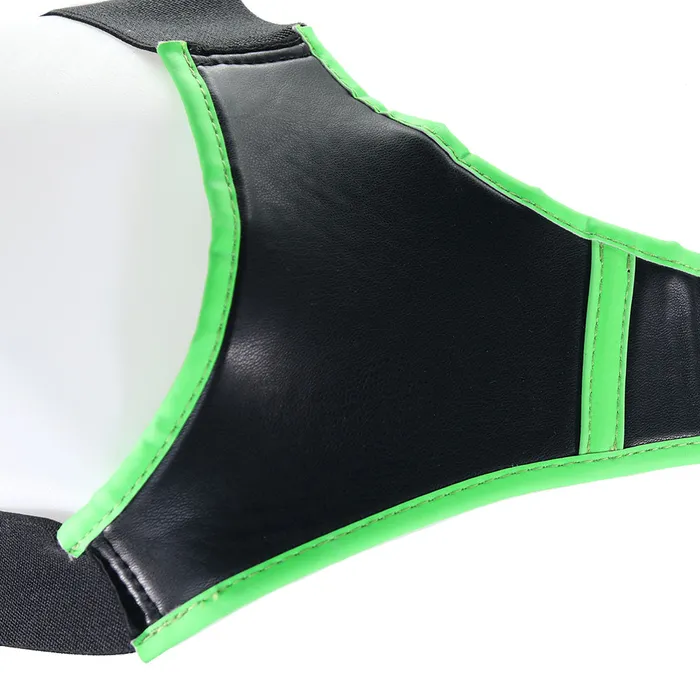 Shots Toys Female Sex Toys Ouch Glow In The Dark Neoprene Harness XL Shots Toys Female Sex Toys Ouch Glow In The Dark Neoprene Harness XL