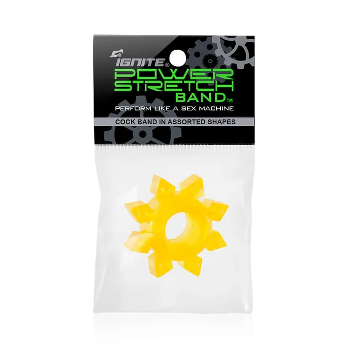 SI Novelties Male Sex Toys Ignite Series Power Stretch Band Yellow Gear Up for Peak Performance SI Novelties Male Sex Toys Ignite Series Power Stretch Band Yellow Gear Up for Peak Performance