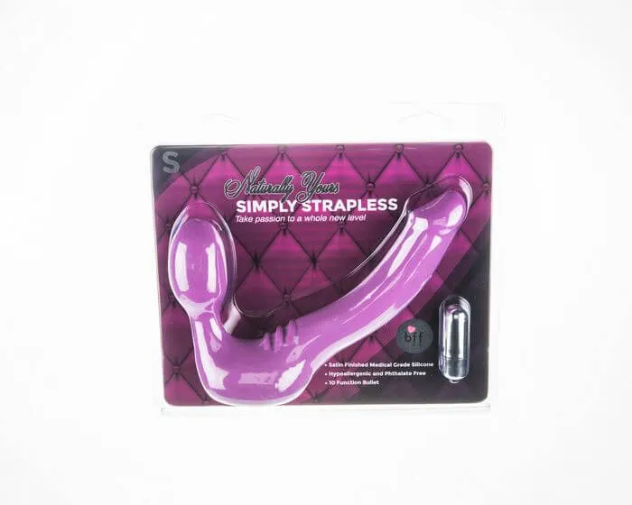 SI Novelties Vibrators Simply Strapless Small Purple
