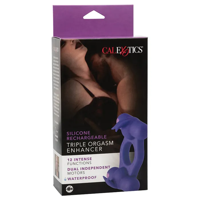 Silicone Rechargeable Triple Orgasm Enhancer CAL EXOTICS Female Sex Toys